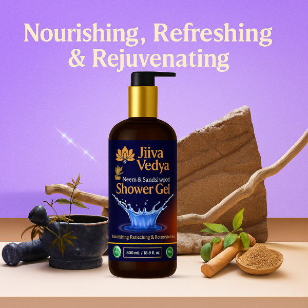 Neem-Sandalwood Shower Gel (Body wash) - Image 2