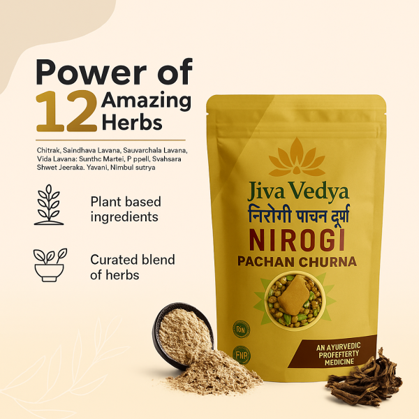Nirogi Pachan Churna- Best Medicine For Digestion And Constipation - Image 2