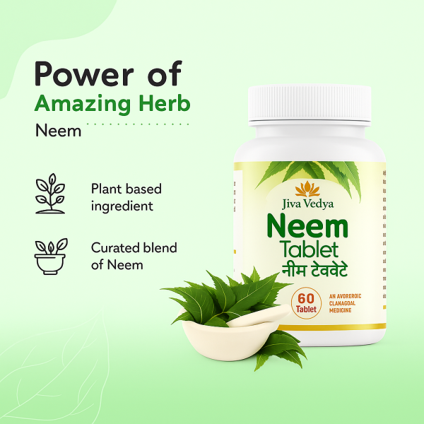 Neem Tablet- Herbal Blood Purifier And Skin Wellness Medicine - Image 2