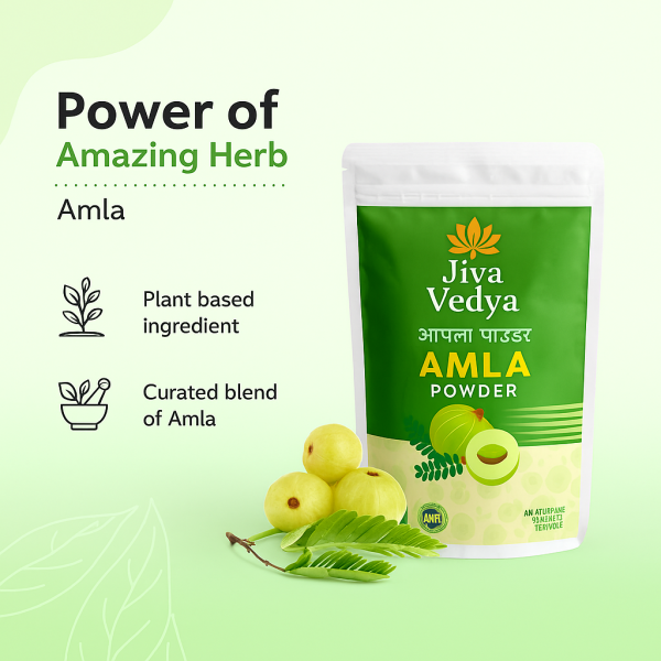 Amla Powder- For Wrinkle Free Skin And Shining Hair - Image 2