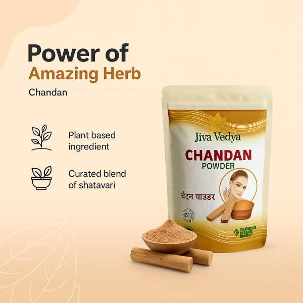Chandan Powder- Best Natural Beauty & Skin Care Formula - Image 2