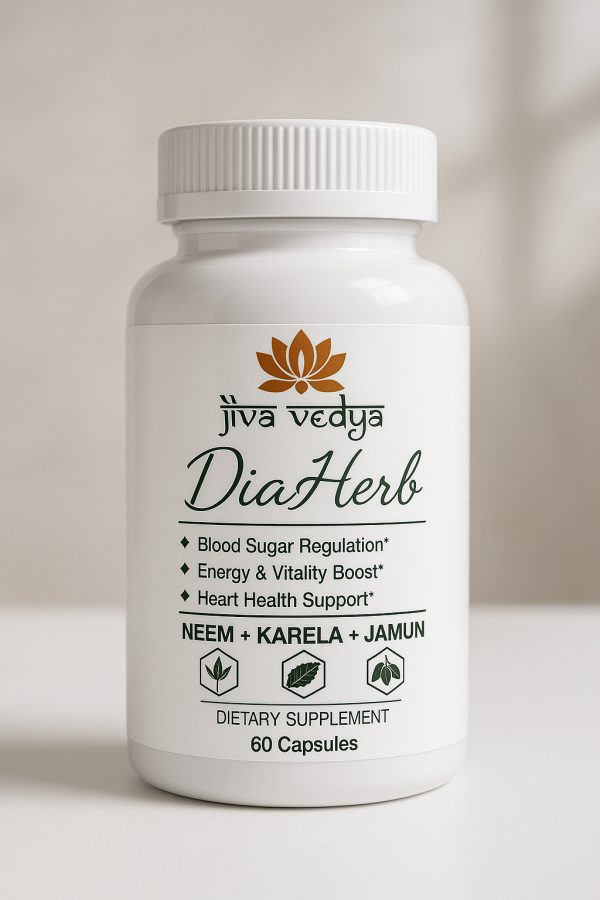 Jiva Vedya DiaHerb – Ayurvedic Capsule for Diabetes Management